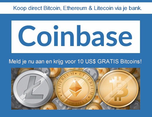 CoinBase - De crypto-exchange & wallet voor Bitcoin, Ethereum en Litecoin